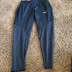 Nike Black Track Joggers with Subtle Pattern